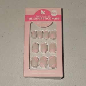 Olive & June Organic Swirl Tab Press-Ons Extra Short | Round